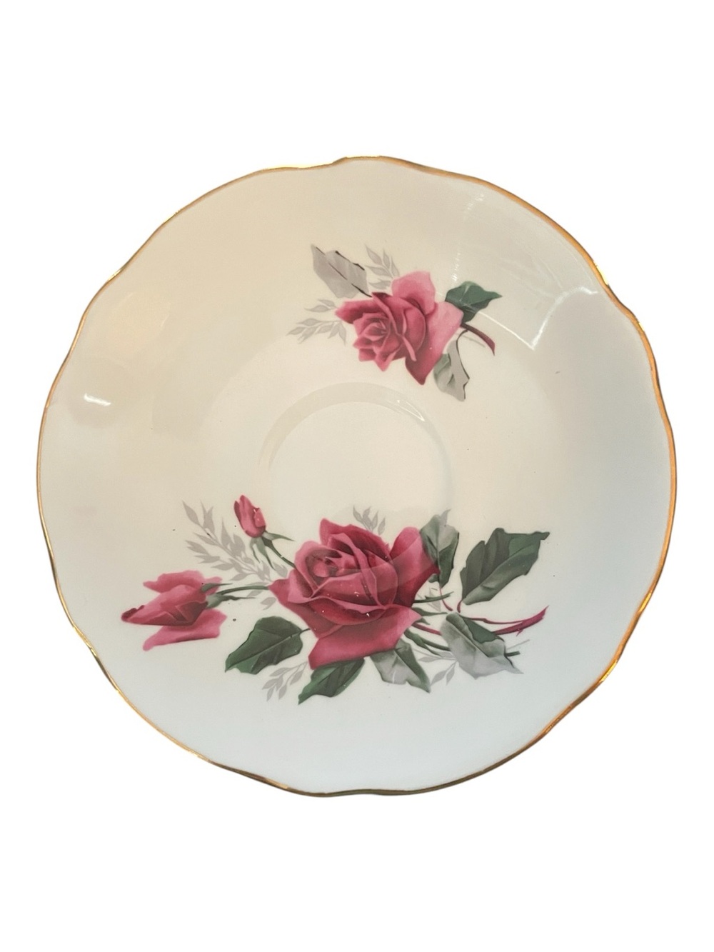 Duchess Pandora Cup Saucer Roses England 1960 EUC